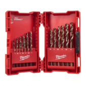 Набор сверл по металлу Milwaukee HSS-G Cobalt DIN338 Set (19шт)
