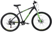 Велосипед TechTeam Storm 27,5"х17"  чёрно-зелёный 2023