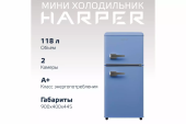 Холодильник HARPER HRF-T120M Blue