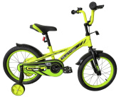 Велосипед TechTeam Quattro 20" неоновый зеленый (сталь) 2023