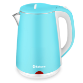 Чайник электрический Sakura SA-2150WBL голубой/молочный