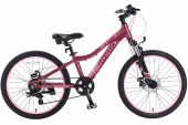 Велосипед TechTeam Elis 24"х13" красный 2023