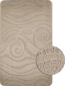 САНАКС 00318 Коврик в ванную CLASSIC UNI 202018 двойной БЕЖЕВЫЙ 55х90 + 45х55 см 100% полиэстер , ворс 11 мм
