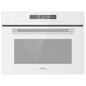 Электрический духовой шкаф Korting OKB 3260 CSGW MW с функцией СВЧ