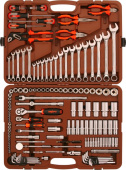 Набор универсального инструмента OMBRA OMT141S 1/2", 3/8" и 1/4"DR (141 предм.)   