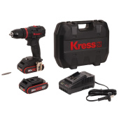 Дрель-шуруповерт аккумуляторная KRESS KUC30.1 20V 2Ачx2 ЗУ