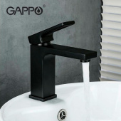 Смеситель для раковины Gappo G1017-6 черный 