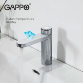 Смеситель для раковины Gappo G1095-1 хром сенсор 