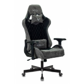 Кресло игровое Бюрократ VIKING 7 KNIGHT B FABRIC черный текстиль/эко.кожа крестовина металл/пластик