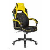 Кресло игровое Бюрократ VIKING 2 AERO YELLOW черный/желтый искусст.кожа/ткань