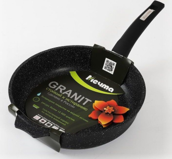 МЕЧТА 22802 Гранит black 22см несъемная ручка