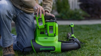 Воздуходувка ранцевая GREENWORKS 40V без акк и з/у  (2408107)