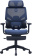 Кресло Cactus CS-CHR-MC01-BL синий сет./эко.кожа с подголов. крестов. пластик подст.для ног