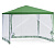 GREEN GLADE Тент садовый 1028 3х3х2,5м полиэтилен