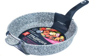 ТРАДИЦИЯ ТМ2281 а/пр литая 28см Мрамор