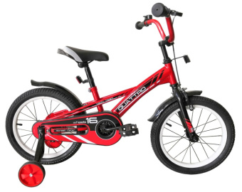 Велосипед TechTeam Quattro 18" красный (сталь)