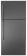 Холодильник Hyundai CT6045FIX нержавеющая сталь (двухкамерный)