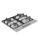 Газовая варочная поверхность Indesit THPM 641 IX/I нержавеющая сталь