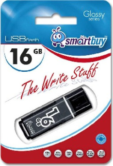 SMARTBUY (SB16GBGS-K) 16GB GLOSSY SERIES BLACK