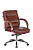 Кресло руководителя Бюрократ T-9927SL-LOW светло-коричневый Leather Eichel кожа низк.спин. крестовина металл хром