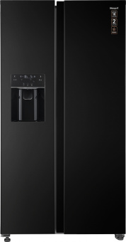 Холодильник Weissgauff WSBS 697 NFBX Inverter Ice Maker черный 