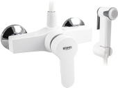 BRIMIX 565 Смеситель для биде, шаровый из высокопрочного пластика АБС - БЕЛЫЙ