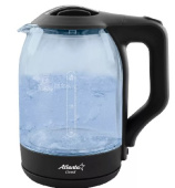 Чайник электрический ATLANTA ATH-2466 стекло черный