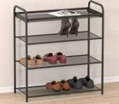 ЗМИ Подставка для обуви "Верона 24" (VERONA 24 shoe rack) черный ПДОВ24 Ч