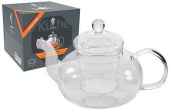 LEONORD Чайник заварочный AROMA, объем:850 мл (боросиликатное стекло)