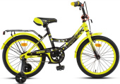 Велосипед детский PIONEER NEMO 18" black-lemon