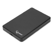 GEMBIRD (13136) EE2-U2S-40P- внешний корпус 2.5", черный ,USB 2.0, SATA, пластик