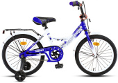 Велосипед детский PIONEER NEMO 18" white-blue