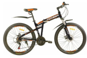 Велосипед PIONEER SHUTTLE 26"/17" black-orange-white