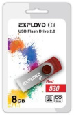 EXPLOYD 8GB 530 красный [EX008GB530-R]