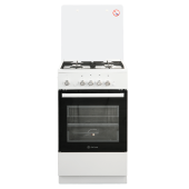 Плита газовая De Luxe 5040.32г (кр) ЧР белый
