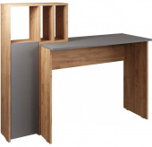 МЕБЕЛЬ-КОМПЛЕКС ЛАЙТ Стол рабочий комбинированный Дуб золотой крафт/Серый шифер