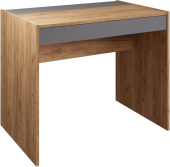 МЕБЕЛЬ-КОМПЛЕКС ЛАЙТ Стол письменный Дуб золотой крафт/Серый шифер (1 кор.)