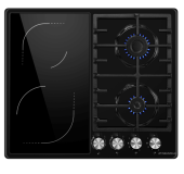 Комбинированная варочная панель MAUNFELD EEHE.642VC.3CB/KG