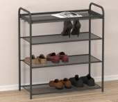 ЗМИ Подставка для обуви "Верона 24" (VERONA 24 shoe rack) графит ПДОВ24 Гр