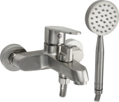 MAGNUS 9242 Смеситель в ванную короткий излив, шаровый из нерж. стали марка 304