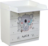 ФЕЯ Комод Фея 1580 Коала, белый (1 кор)