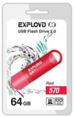 EXPLOYD 64GB 570 красный [EX-64GB-570-Red]