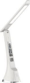 ULTRAFLASH (15178) UF-821 C01 белый (Led, светильник настольный, 7Вт, дисплей,смена цвет.темп, кожа)