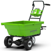 Тележка садовая GREENWORKS 106 л G-MAX 40V без акк и з/у 