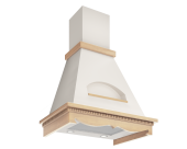 Вытяжка Elikor Бельведер 60П-650-П3Д беж/дуб/неокр