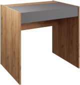 МЕБЕЛЬ-КОМПЛЕКС ЛАЙТ Стол косметический Дуб золотой крафт/Серый шифер (1 кор.)