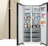 Холодильник Weissgauff WSBS 590 BeG NoFrost Inverter Premium