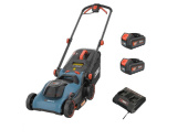 Газонокосилка аккумуляторная SENIX LPPX2-M1-EU, 2X2 40V, 2акб, зу,