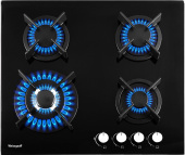 Газовая варочная поверхность Weissgauff HGG 640 BG черный