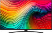 50" Телевизор LG 50NANO81A6A.ARUG черный 3840x2160, 4K Ultra HD, 60 Гц, Wi-Fi, Smart TV, webOS